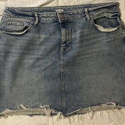 Denim Mini skirt size 18