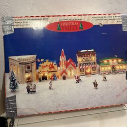 Vintage Christmas village