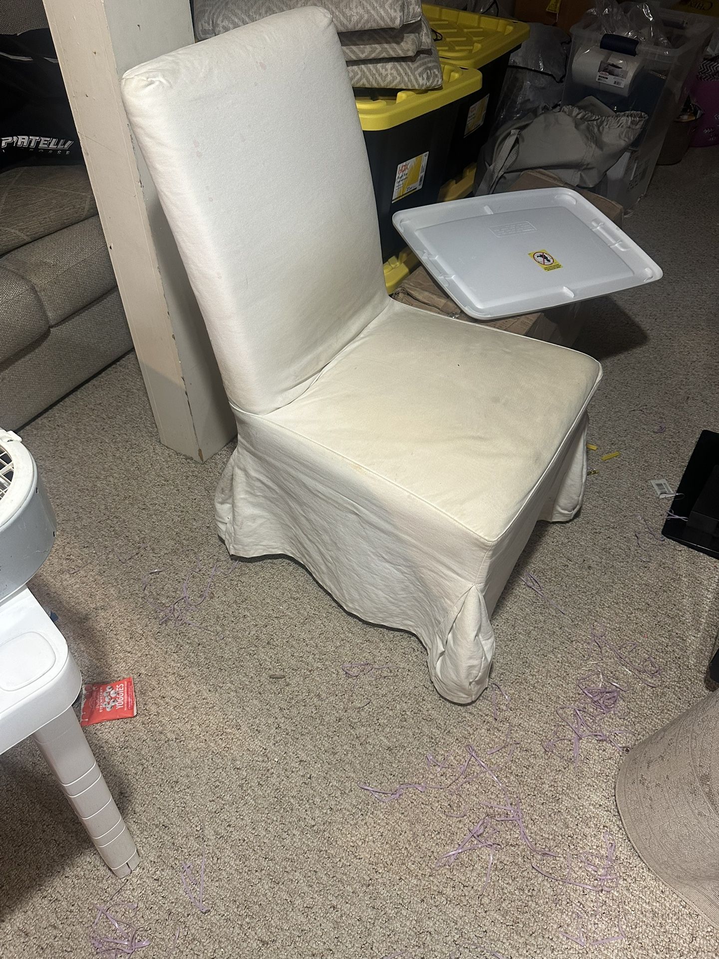 6 IKEA Dining Room Chairs (no Covers)