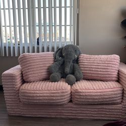 Pink couch
