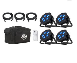 ADJ MEGA FLAT HEX PAK SMOOTH RGBWA +UV COLOR MIXING