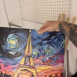 Paris Starry Night Print 