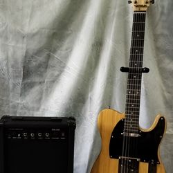 Brand new electric guitar and new 20 watts amp