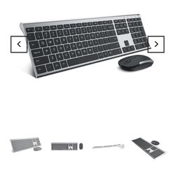 KUS015 Ultra-Slim Wireless Keyboard & Mouse Combo (black)