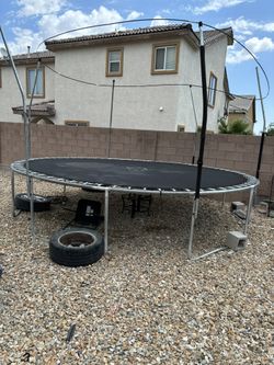 Trampoline And Dog Cage