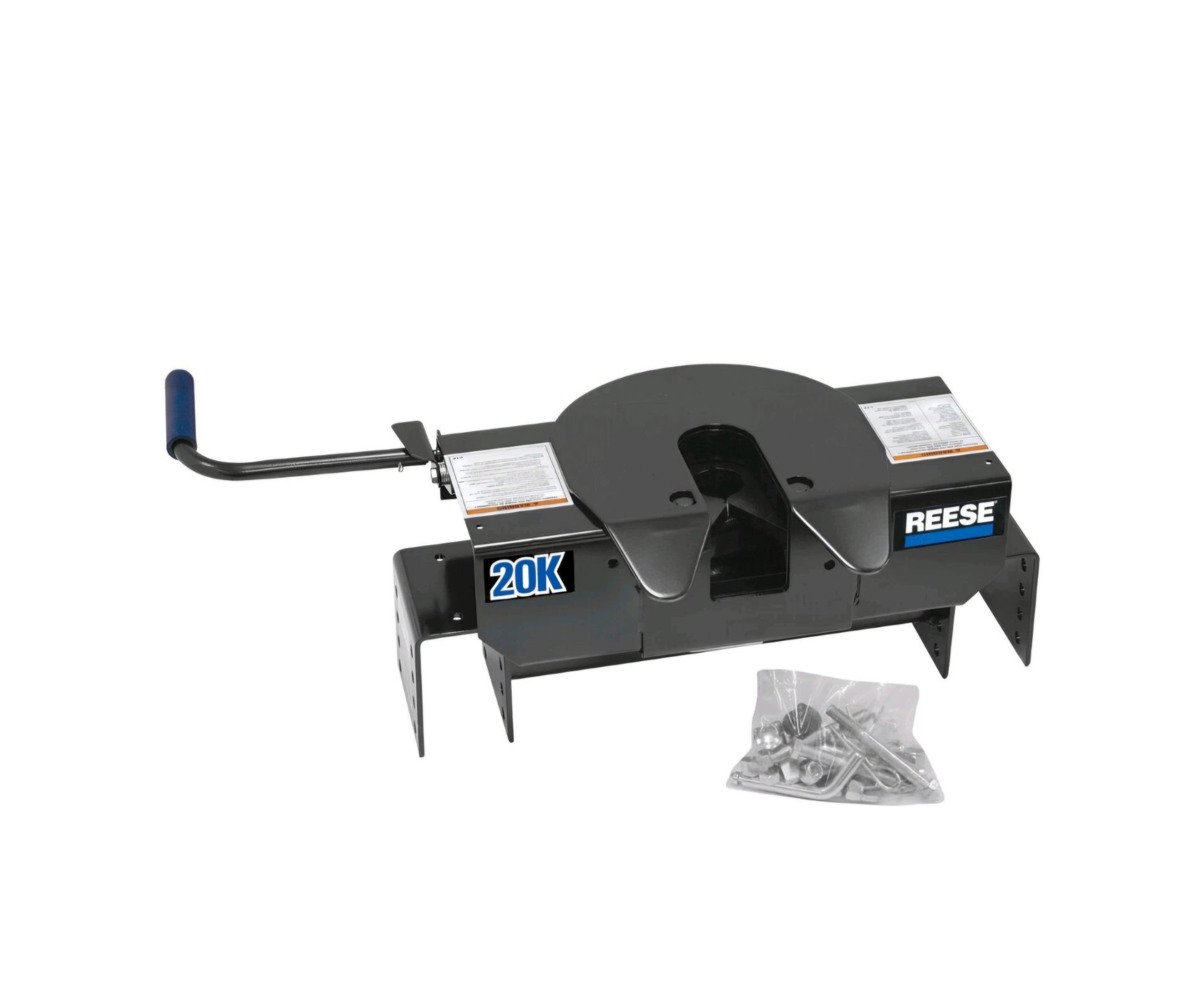 Reese Dual Jaw 20K Fifth Wheel Hitch (no legs) 5th Wheel Trailer Hitch Fits Industry Standard Above Bed Rail Kit by Reese Pro Series Husky Curt Valley