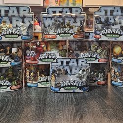 New Multiple Available 2004 Star Wars Galatic Heroes Action Figure Toys