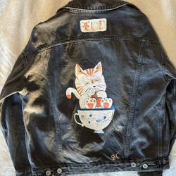 Hand Painted Denim jacket