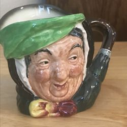 Vintage Royal Dalton Toby Mug “Sairey Gamp” - Reduced