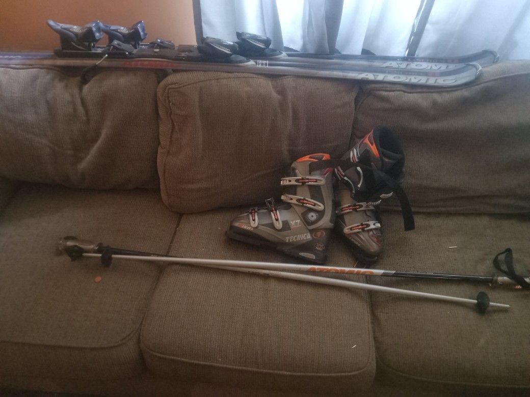 Tecnica Ski Boots Atomic Skis And Poles