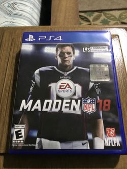NFL Madden 18 mint condition PS4