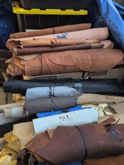 Leather, buy a little, or buy it all,almost gone.