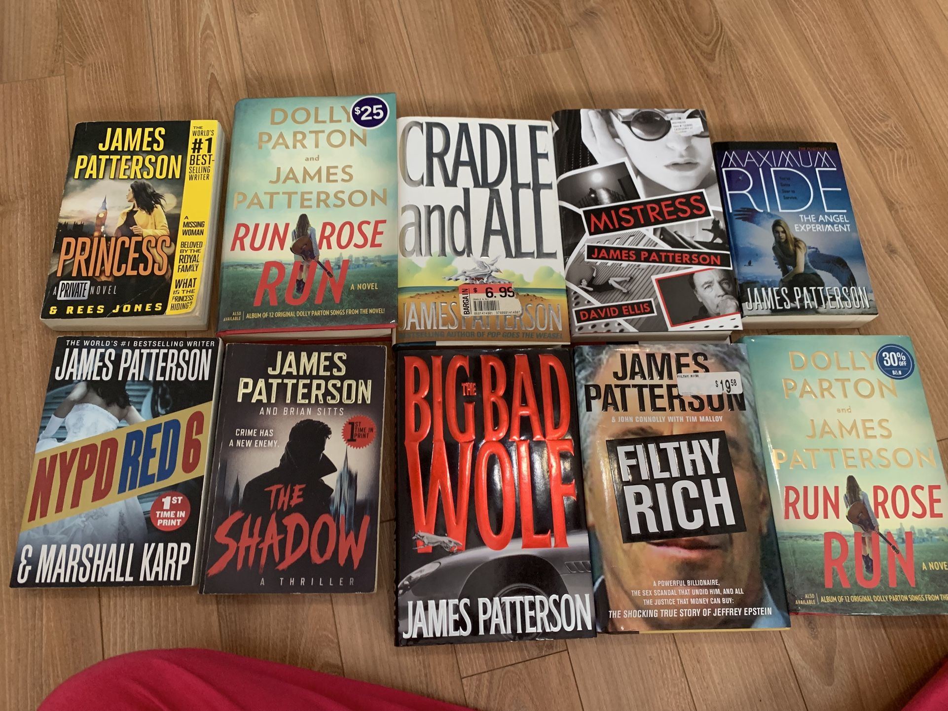 James Patterson Book Collection hard cover set of 10 pick up Coral Springs 33071