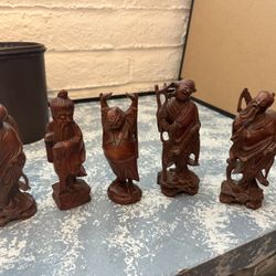 5 Asian Statues