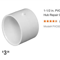 1-1/2 PVC DWV Repair Coupling