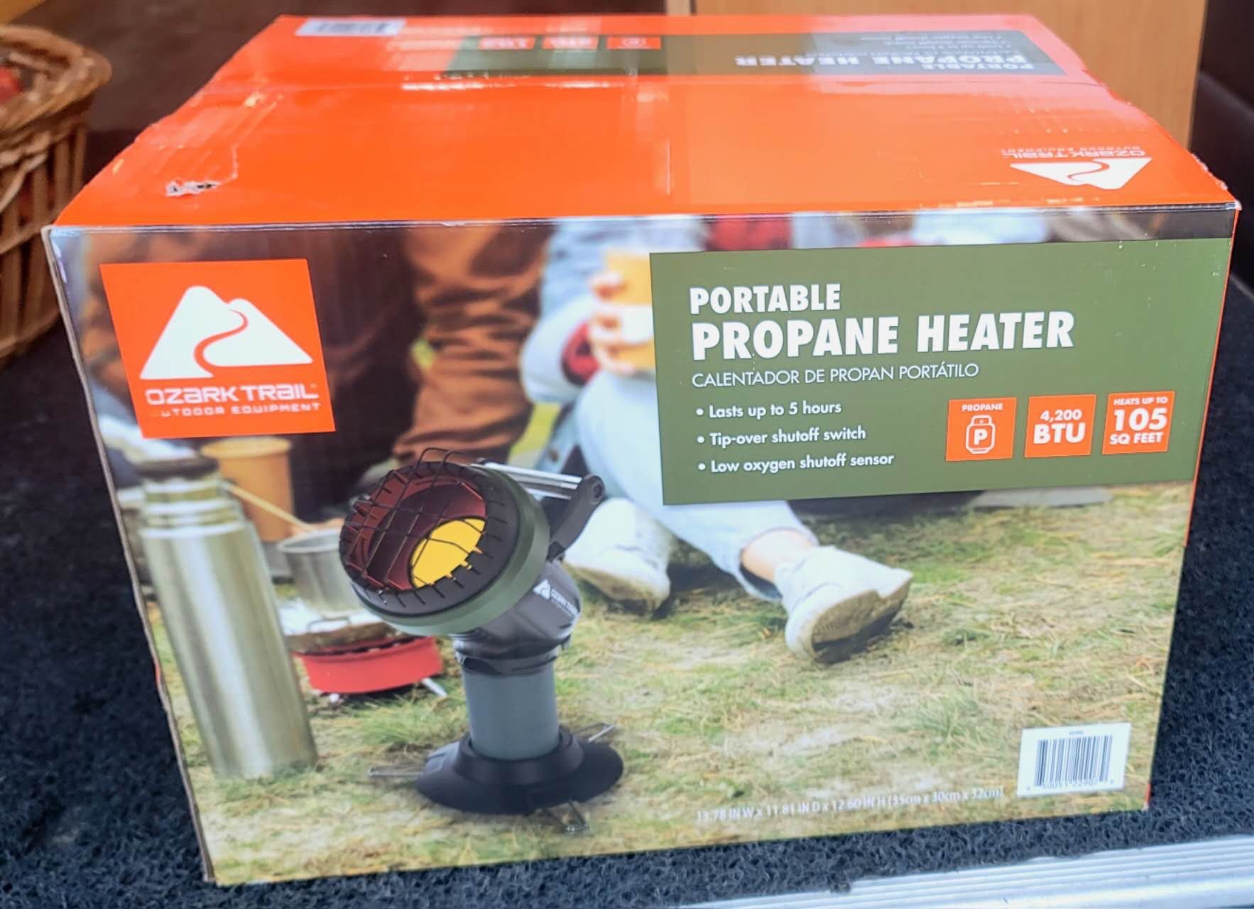 4200 BTU portable propane heater