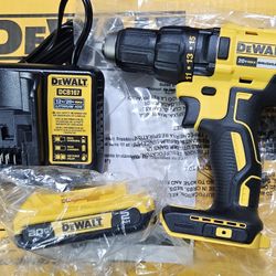 Dewalt 20-volt Max Cordless Brushless Impact Drill With 2 Ah Battery And Charger Brand New Never Used No Box 
