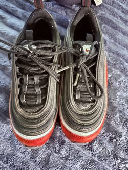 Nike Air Max 97- Size 4y Red And Black 