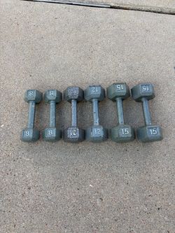 Cap Solid Barbell Hex Dumbbells $70