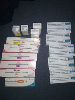 Creams and eyes drops