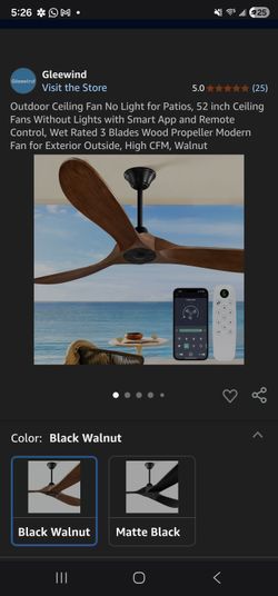 Ceiling Fan Withought Light 