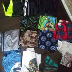 Boys Sz 8 Shorts Pj Tees