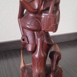 Hand Carved Wooden Figure