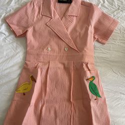 Mini Rodini Pink Pelican Dress Girl 