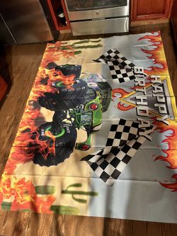 Monster Truck Backdrop