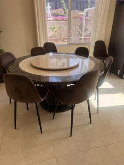 Marble table