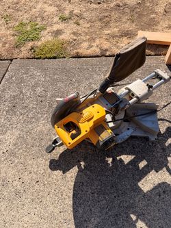7 1/4 Dewalt slider saw