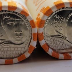 2 x Ana May Wong Quarter Rolls Bank Uncirculated