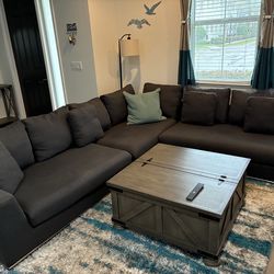 L shaped couch