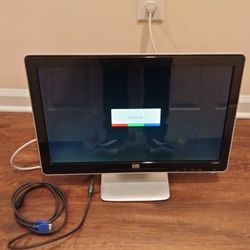 HP 2009m 20" Inch Wide LCD TFT Desktop Monitor With Power Cord & 15-Pin Connector