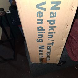 Napkin tampon vending machine 