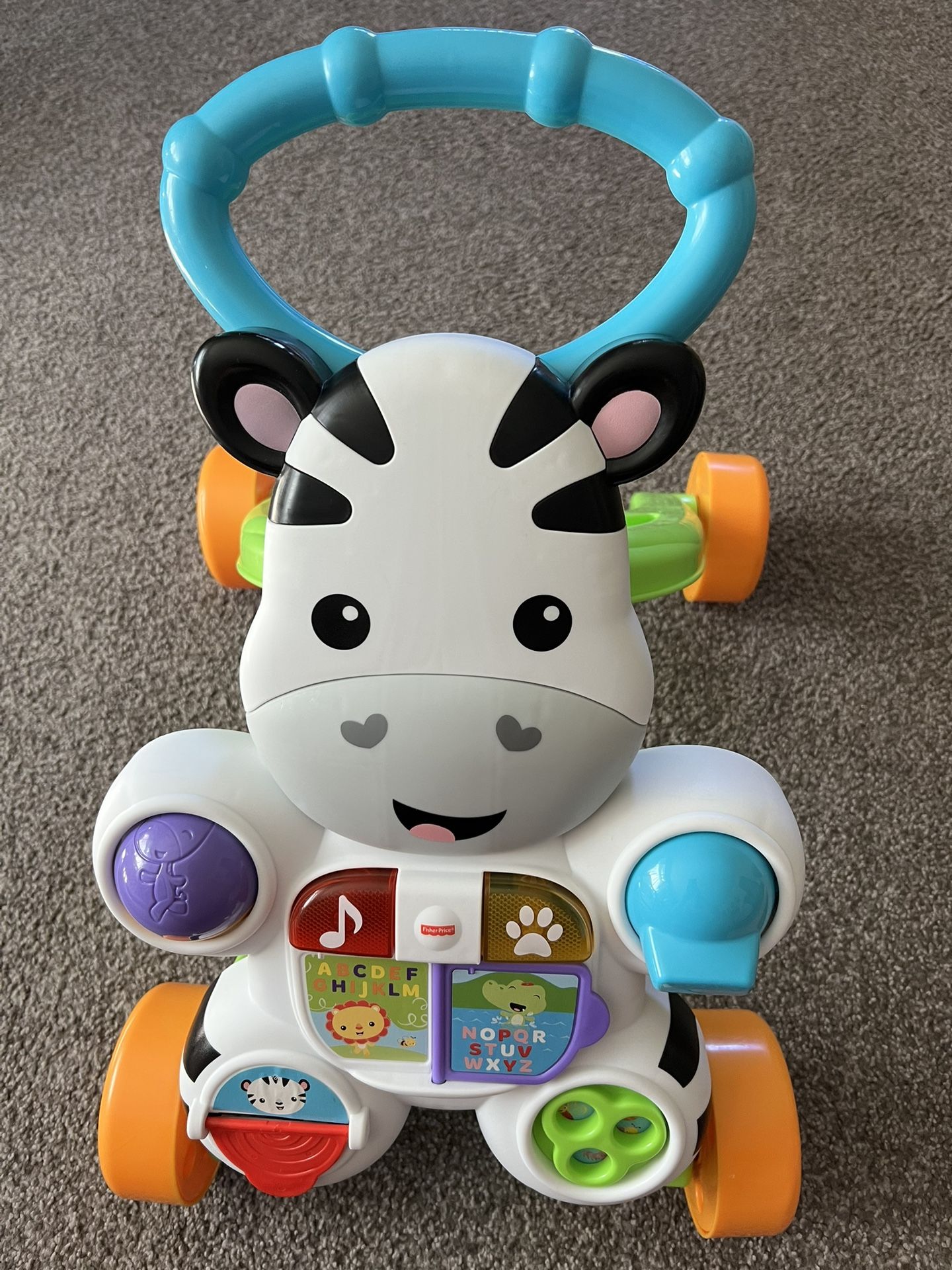 Fisher Price Learn With Me Zebra Walker New 