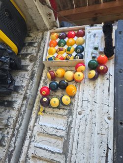 Vintage Billiard Balls Used Cash Only Local Pick Up 
