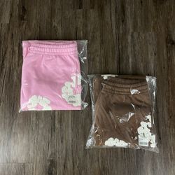 Brown / Pink Denim Tears Sweatpants 