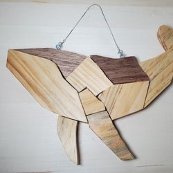 Wooden Whale Art