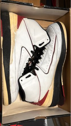 Air Jordan 2 Retro White Varsity Red Chicago 2004 Size 11