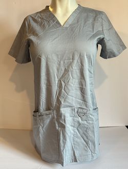 Cherokee Gray Scrub Top