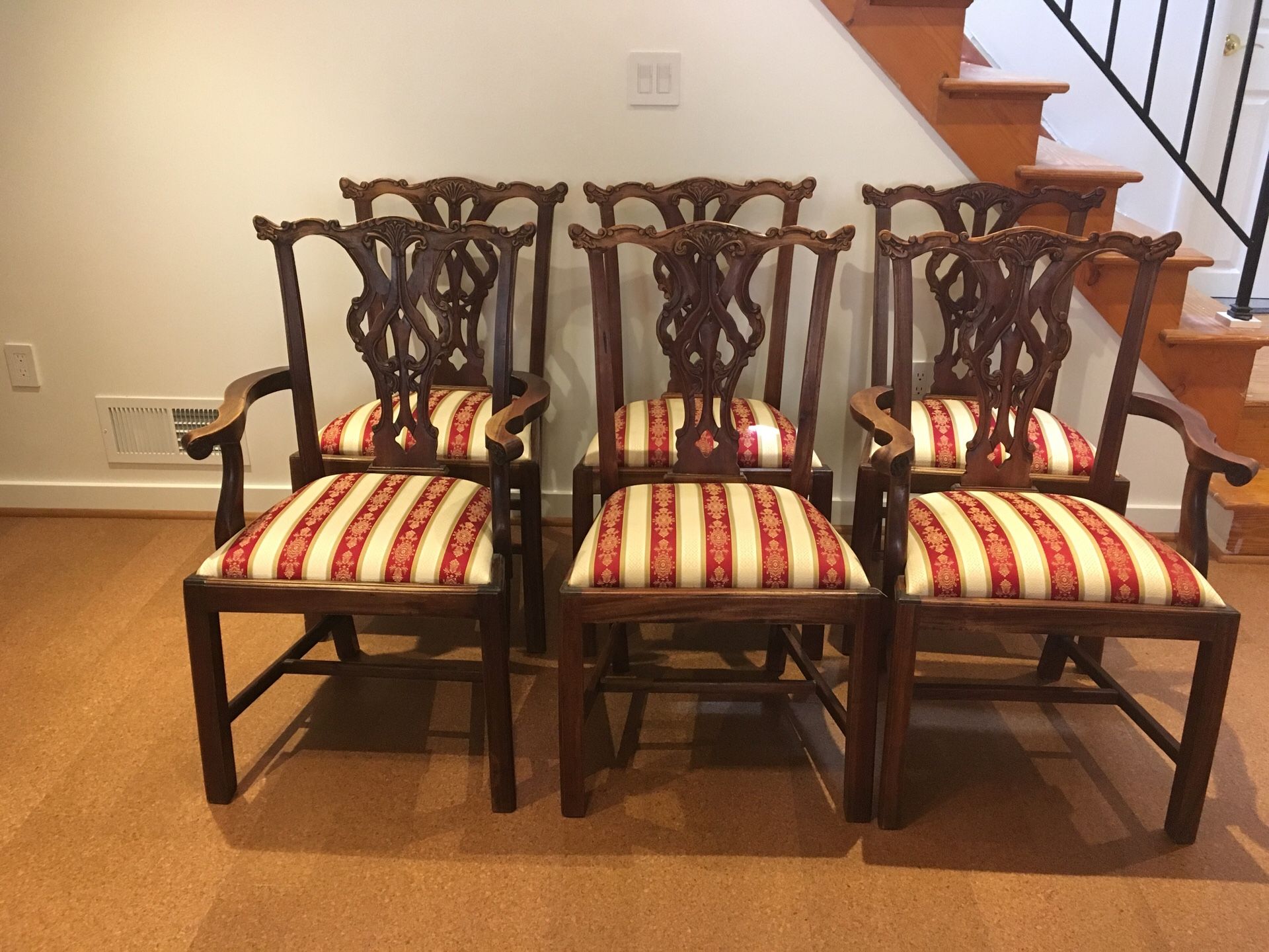 Chippendale Dining Chairs set of 6
