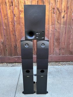 Energy Floorstanding Tower Speakers XL-25 with Powered Subwoofer