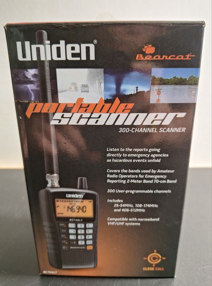 UNIDEN PORTABLE SCANNER BC75XLT