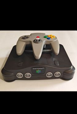Nintendo 64 Console System w/ Controller & Original Plug-ins