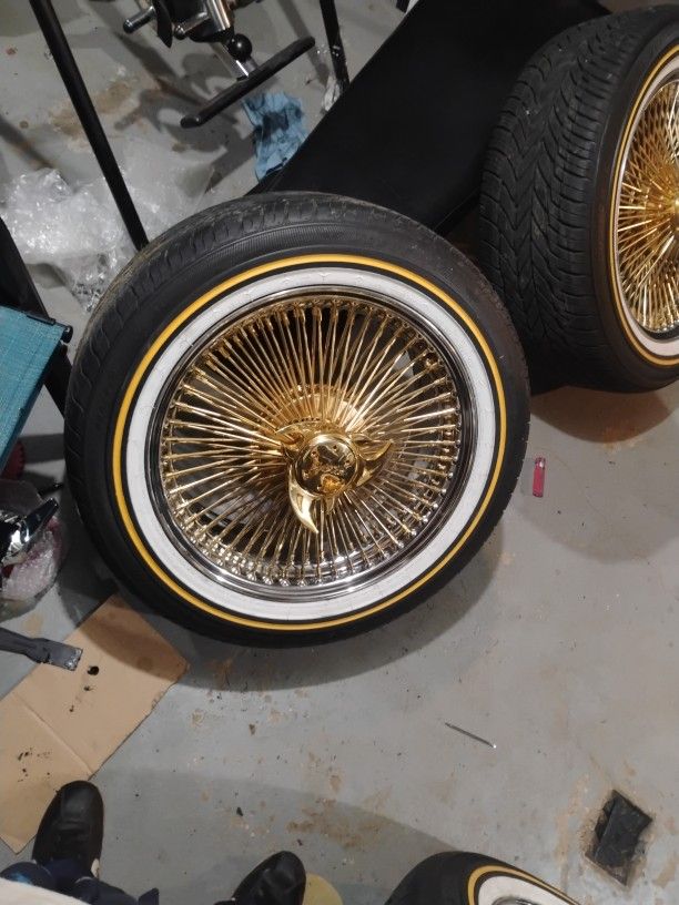 18x9 FWD WIRE WHEELS CADILLAC