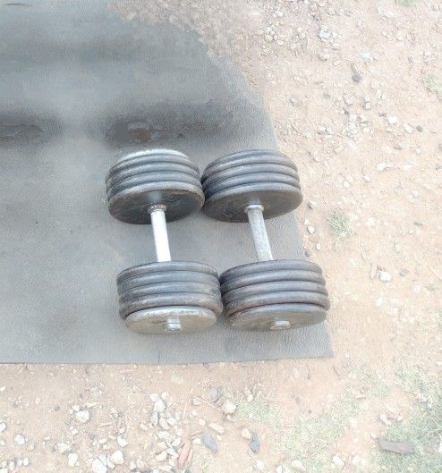 Dumbbells 2x100lbs