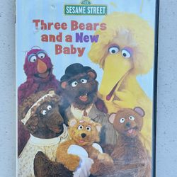 Sesame Street Three Bears And A New Baby DVD