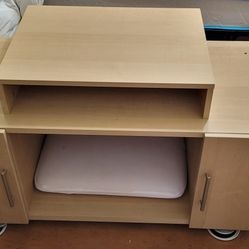 Wood TV stand