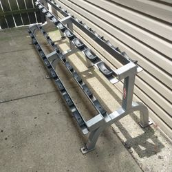 FLEX FITNESS RELIABLE TIER DUMBBELL RACK 